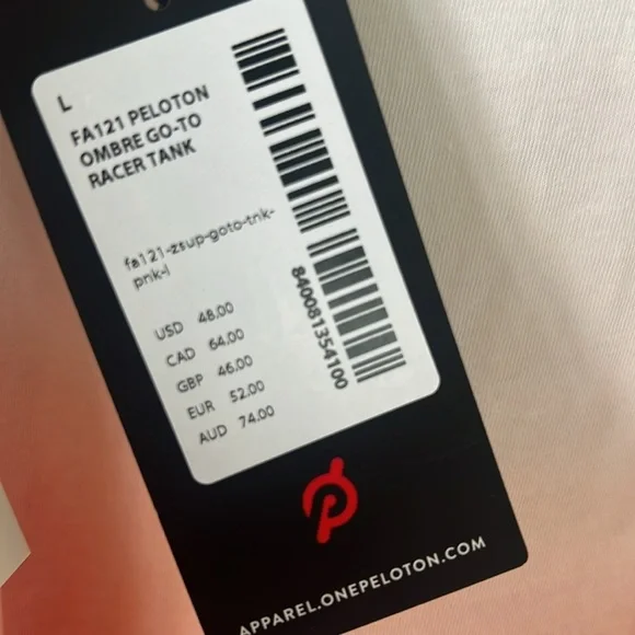 Peloton Ombré Go To Racer Tank | Size: L - Picture 7 of 8